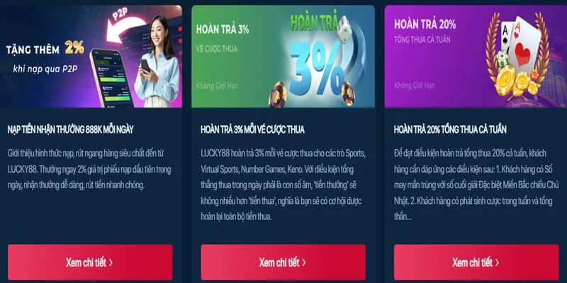 Hình ảnh các vòng quay miễn phí và bonus